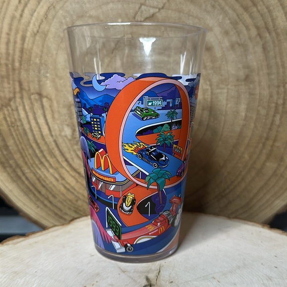 💜5 for $20! Mcdonald’s 2024 Barbie & Hot Wheels Cars Mattel Printed Design Cup - Picture 2 of 6
